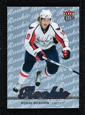 2007-08 Fleer Ultra Rookie Ice Medallion /100 Nicklas Backstrom #257 Rookie RC - Image 1 of 2