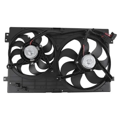 Engine Coolant Radiator Cooling Fan Assy for Audi TT for VW Clasico/Jetta 99-14 - Image 1 of 4