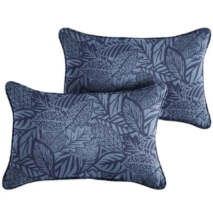 Sorra Home Richloom Outdoor/Indoor Corded Pillow Set of , 18in x 12in x 6in, ... - Picture 1 of 4