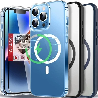 For iPhone 17 Pro Max 16 15 14 13 12 11 17 Air Case Phone Cover + Screen Glass - Image 1 of 4