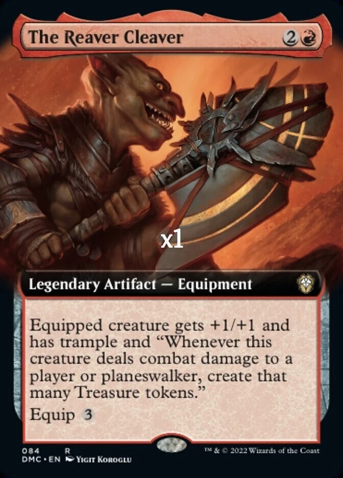 MTG Borderless Commander: Dominaria United DMC The Reaver Cleaver MINT - Image 1 of 1