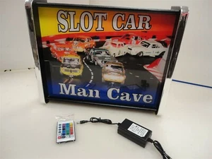 Slot car Man Cave LED Display light sign box - Picture 1 of 6