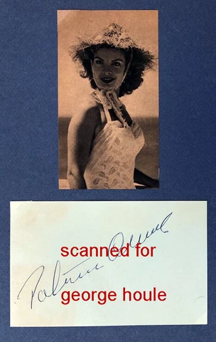 PATRICIA OWENS - SIGNED - THE FLY - VINCENT PRICE - SAYONARA - MARLON BRANDO Cover