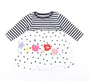 Bluezoo Girls Blue Cotton Blend A-Line Size 0-3 Months - Picture 1 of 12