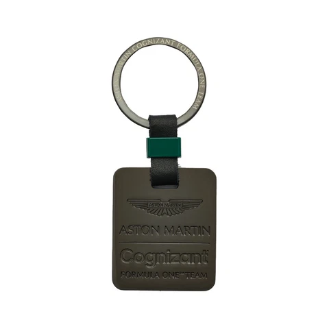 Aston Martin F1 Team Metal Keychain Gunmetal Cover