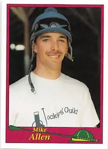Tarjeta coleccionable Mike Allen (Carreras de caballos) 1994 Jockey Star #56 - Imagen 1 de 1