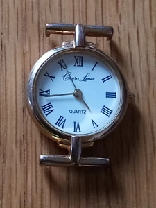 Charles Léman ANCIEN MOUVEMENT quartz MONTRE SWISS? old WATCH VINTAGE fonctionne - Picture 1 of 10