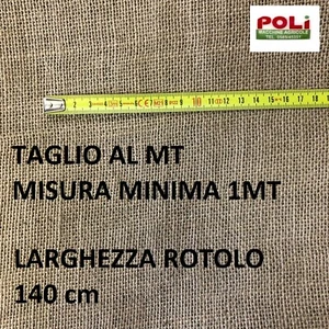 JUTA IUTA TESSUTO NATURALE TELA STOFFA ALTEZZA 140 CM PREZZO AL METRO LINEARE - Foto 1 di 3