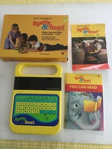 Vintage 1980s Texas Instruments Speak & Read With Box And Booklet. Fully Works - Picture 1 of 2
