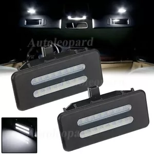 2x LED Sun Visor Vanity Light For BMW 3 5 Series X1 X3 X5 X6 E90 E91 E92 E60 E61 - Picture 1 of 10