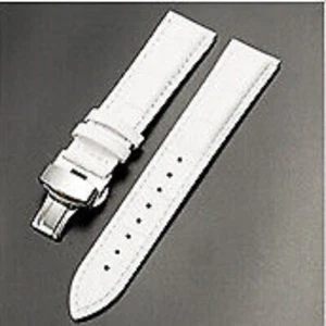 Genuine Leather Watch Band High Quality Cowhide Strap Deployment Clasp 16-24mm - Picture 1 of 32