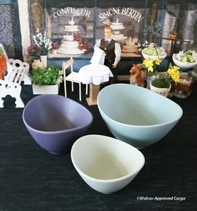ANTHROPOLOGIE FRINGE & FETTLE NESTING SERVING BOWLS (3) -NIB- SERVE UP TASTE! - Picture 1 of 10