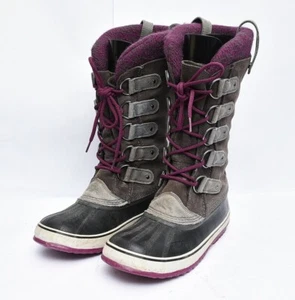 SOREL JOAN OF ARCTIC KNIT Impermeable Gamuza Invierno Botas con Cordones Mujer Talla 11 - Imagen 1 de 9