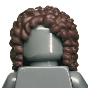 NEW LEGO - Figure Hair - Female - Long w/ Curls Dark Brown x1 - 41008 41130 - Picture 1 of 2