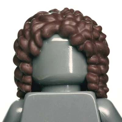 NEW LEGO - Figure Hair - Female - Long w/ Curls Dark Brown x1 - 41008 41130 - Image 1 of 2