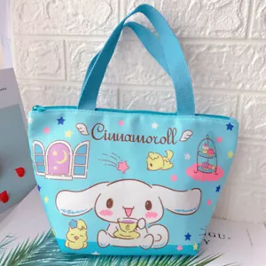 Lindo Bolso de Mano Cinnamoroll Caja de Almuerzo Almacenamiento Aislado Bolso de Mano Estuche de Picnic Regalo - Imagen 1 de 5