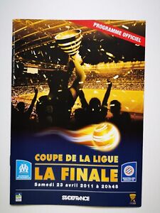 +++Programme Officiel Finale Coupe de la Ligue 2011 MARSEILLE OM v MONTPELLIER++