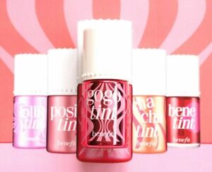 Benefit Tinted Lip & Cheek Stain - Rose/Poppy-pink/Mango/Bright Cherry/Fiery Red