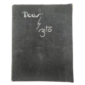 Original 1935 First Edition "DOGS" by ZITO - Spiral Bound Soft Cover Book - Picture 1 of 10