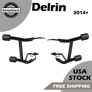 Protectores de alforjas de barra de choque ProTek rendimiento trasero Delrin para Harley 2014+ - Imagen 1 de 7
