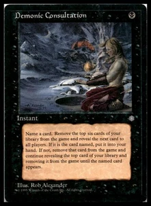 Demonic Consultation Ice Age Magic the Gathering MTG Lightly played - Picture 1 of 2