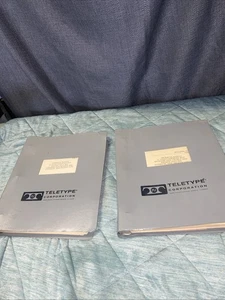 Lot Of 2 Vintage Teletype Corporation Technical Manual 32 Page Printer Set - Picture 1 of 6