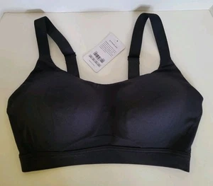 Syrokan Max Control High Impact Padded Underwire Sports Bra Black 38DD NEW - Picture 1 of 7