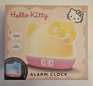 Reloj despertador Hello Kitty Sunrise - Luces multicolores, carga USB - Imagen 1 de 4