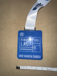 ZF Friedrichshafen 2025 Company Run Medal & Lanyard Firmen Lauf Wir Waren Dabei! - Picture 1 of 6