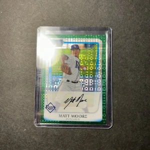 2011 Bowman Chrome Prospects Green X-Fractors #BCP220 MATT MOORE Tampa Bay Rays - Picture 1 of 2