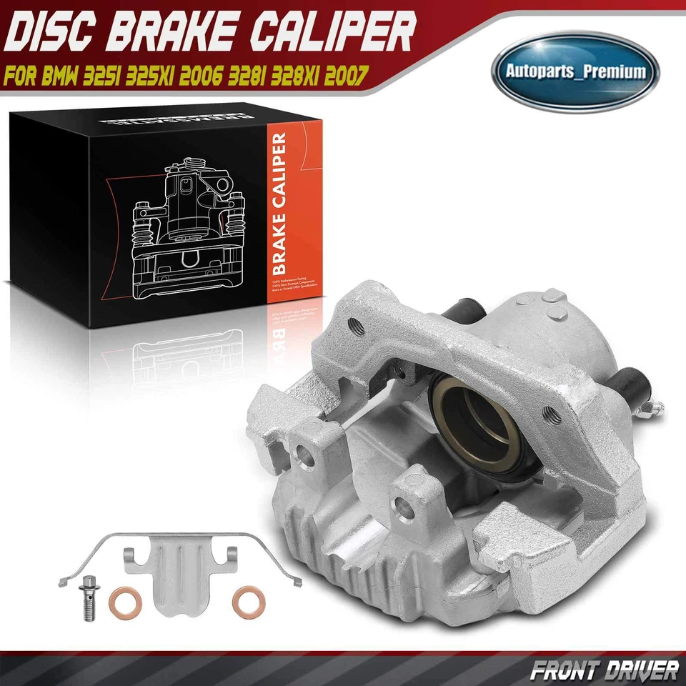 Pinza de freno delantera izquierda con soporte para BMW 325i 325xi 2006 328i 328xi 2007 Foto 1 de 4