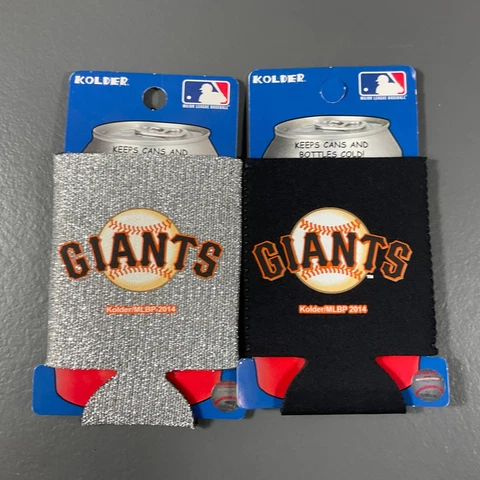 San Francisco Giants MLB Baseball Insulated Bottle Sleeve Team Logo - LOT OF 2 Cover