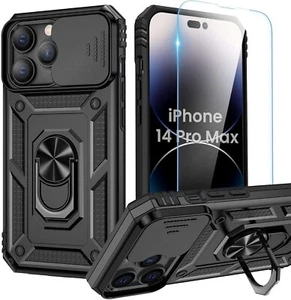 Funda de teléfono Goton con protector de pantalla para iPhone para iPhone 14 Pro Max - NUEVA - Imagen 1 de 7