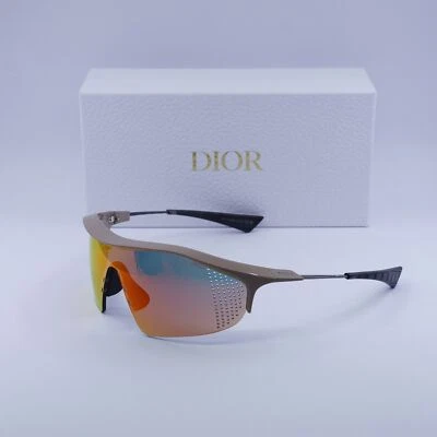 Gafas de sol Dior DIORXPLORER M1U 40J7 espejo desnudo/rojo 0-0-120 nuevas auténticas Foto 1 de 4