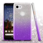 Asmyna Gradient Glitter Hybrid Protector Case For Google Pixel 3A Xl - Purple