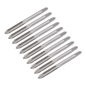 10pcs Metric Hand Tap M4 Thread 0.7 Pitch 3 Straight Flutes High Speed Steel - Picture 1 of 9