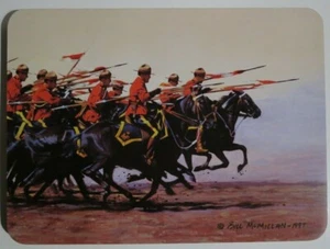 RCMP Place Mats, Cork Backed Set of 4, photo picture by Bill McMillan 1997 - Bild 1 von 4