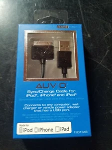 AUVIO 1201348   SYNC/CHARGE CABLE FOR IPOD,IPHONE,IPAD  - Picture 1 of 2