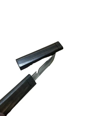 Katana Style Knife,Kamagong Wood Case,Handle,Stainlees Steel Self Defense,#0921F - Image 1 of 4