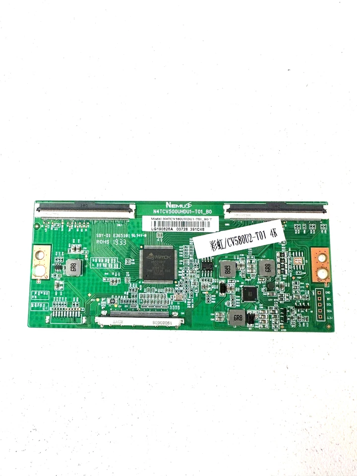 JVC 50" LED TV LT-50N590A T-Con Board NEMUS Model N2TCV500UHDU1-T01W-A2 - Image 1 of 3