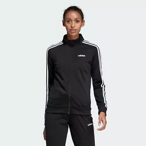 Adidas Mujer ESSENTIALS CHAQUETA DE PUNTO PISTA Negra Talla M Estilo #DP2406 - Imagen 1 de 3