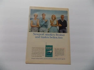 1964 PRINT AD NEWPORT CIGARETTS KING SIZE MENTHOL - Picture 1 of 1