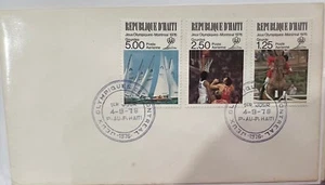First Day of Issue covers Haiti stamps 197821st Olympic Games Montreal - Picture 1 of 1