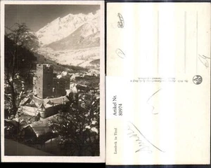 80974, foto cartolina Landeck i. Tirolo vista invernale  - Foto 1 di 1
