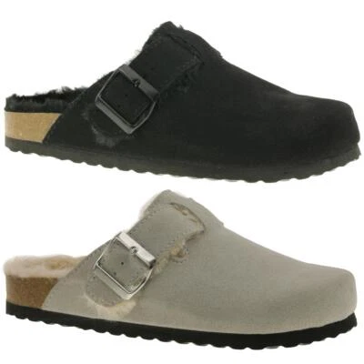 Clog Hausschuh Kunstfell Gr.37-42 Piece of Mind Damen  - Bild 1 von 3