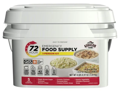 Аварийный набор продуктов питания на 1 человека 42 порции хранение ведро для выживания быстрого питания - Изображение 1 из 4