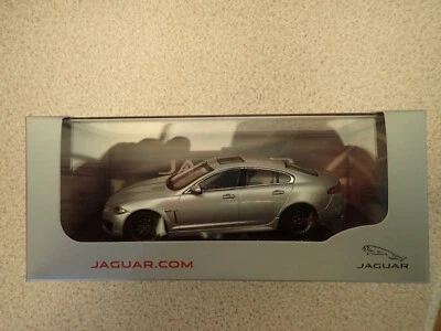 Jaguar Dealer Model 50JDCAXFRS 1:43  Jaguar XFR Rhodium Silver Untouched - Image 1 of 4