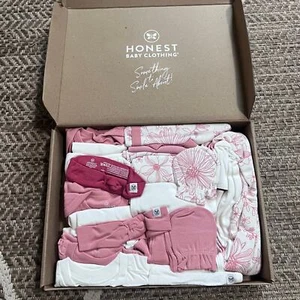 Honest Baby Clothing Gift Box Set Sz 0-3 months - Picture 1 of 5