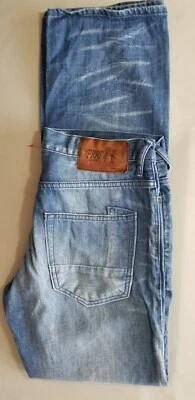 PRPS Men Regular Fit Handcrafted Cotton Denim Jeans - 31x34 Blue E74P63X - Image 1 of 4