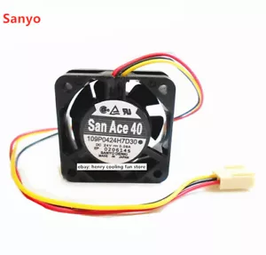 For SANYO 109P0424H7D30 A90L-0001-0441#X DC 24V 0.08A 40*40*15mm 3pin Fanuc fan - Picture 1 of 4